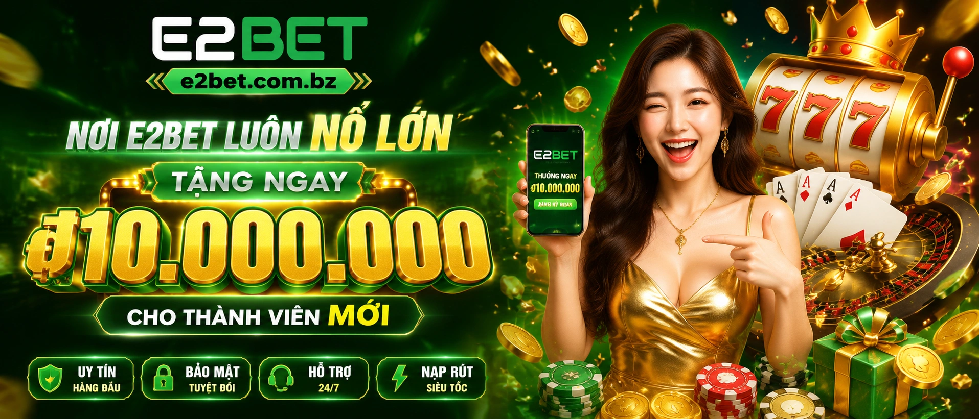 CEO E2BET.com.bz – Tầm Nhìn Casino, Live Casino Uy Tín banner