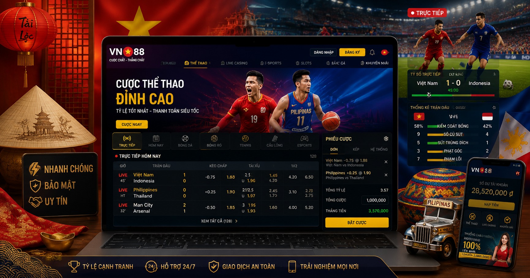 Khám phá trải nghiệm cá cược đỉnh cao tại bj88 bj88live.pro - image 1